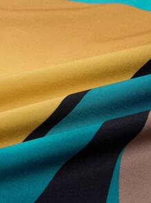 SOLERSUN New Spring And Summer Plus Size Resort Women's Casual Daily Wear Ruffle Sleeve Elastic Round Neck Waist Belt Slit Tropical Print Long Dress, Beach Outfits