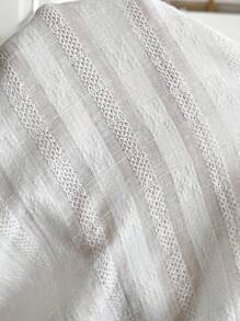 Siren Gaze 女式无袖前系带休闲迷你连衣裙 - 白色 - 查看 6