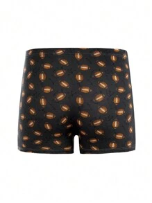 男童舒适棉质足球卡通图案内裤 - 彩色 - 查看 8