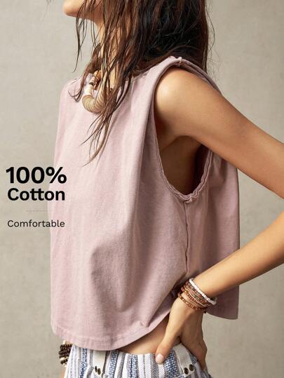 Bohemela 女式圓領無袖度假背心