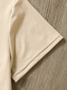 Tween Girls' Short Sleeve Casual Round Neck T-Shirt With 3 Heart Cat Graphic