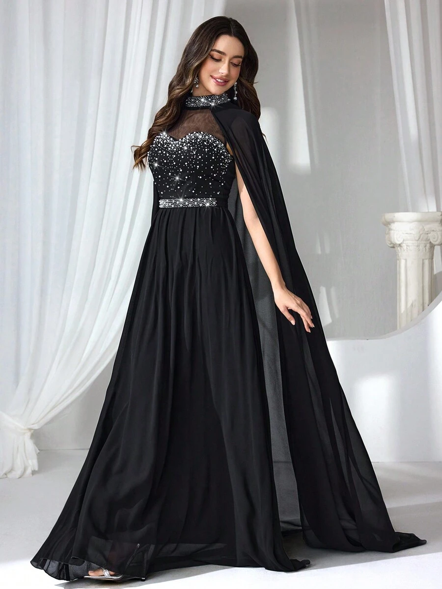 Coutiva Women Formal Evening Dress, Wedding Guest Dress With ...