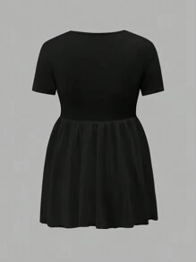 SHEIN Maternity T-Shirt, Simple Casual Design For Daily Wear - Multicolor - View 3