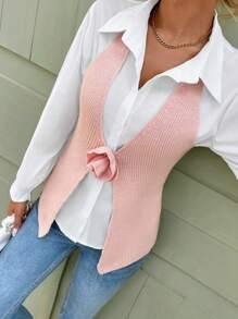 SHEIN LUNE 女性成为情人节最受欢迎的人 - 粉色 - 查看 6