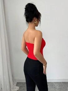 Elenzga Bowknot Camisole Top For Women, Versatile & Sexy, Suitable For Vacation, Valentine's Day, Spring/Summer