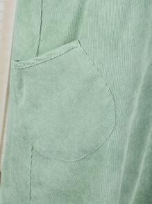 2pcs/Set Tween Girls Casual Long Sleeve Top And Dress Set - Mint Green - View 8