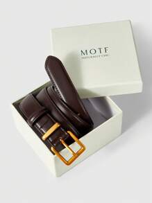Muvela CLASSIC COFFEE COLOR FASHION VERSATILE BELT