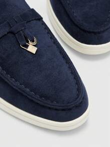 CUCCOO BIZCHIC 女士简约时尚休闲平底鞋，日常穿着 - 寶藍色 - 查看 3