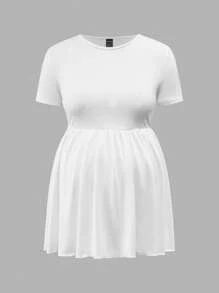 SHEIN Maternity T-Shirt, Simple Casual Design For Daily Wear - Multicolor - View 12