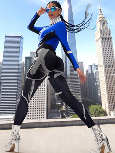 Innovista Women Activewear Seamless Sports Leggings,Dynamic Print Tracksuit,High Elastic & Dry Fit,High Waist Tummy Control Gym Bottom, Edgy & Unique Fitness Pants,Outdoor,Camping,Hike,Cycle,Bike,Cardio,Running,Strength,Yoga,Party,Music Festival,Autumn,Black,Valentine Day,Mid Rise