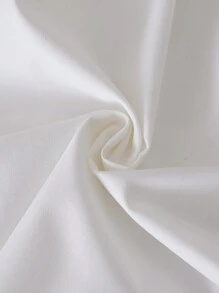 青少年女孩甜美休闲海军蓝领短袖刺绣蝴蝶结短款上衣和松紧腰短裙套装，夏季