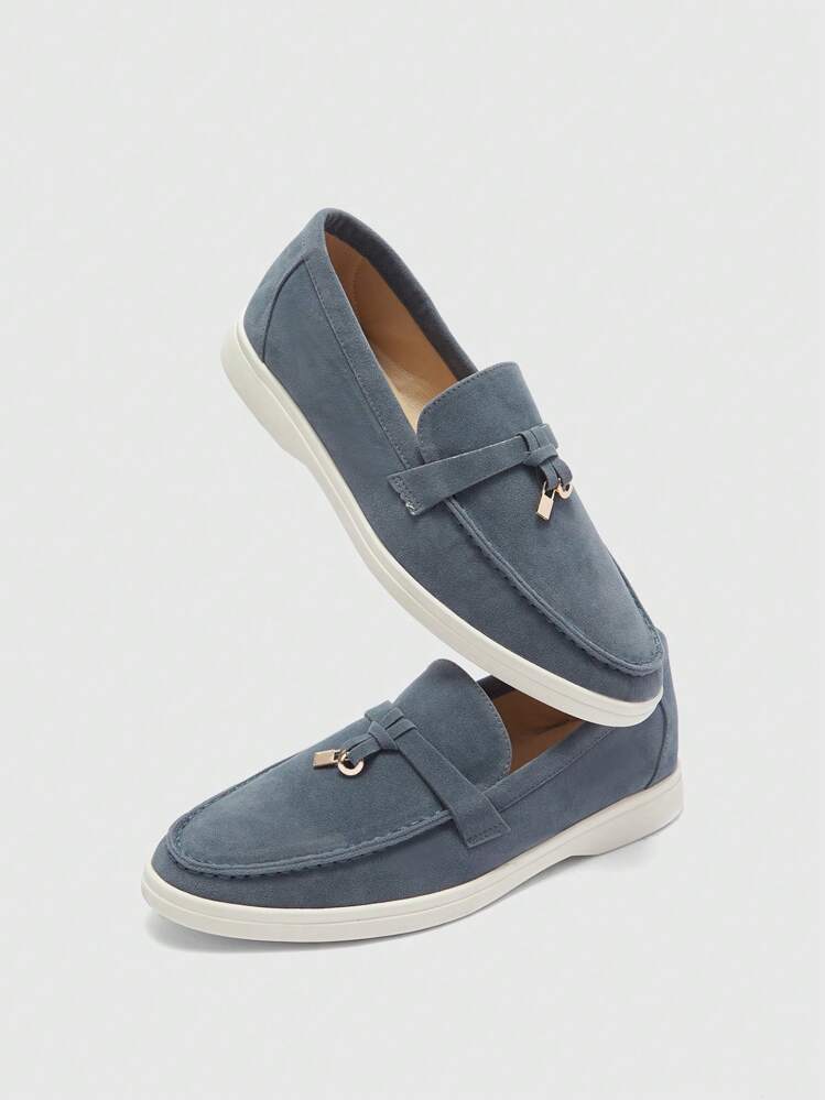 CUCCOO BIZCHIC Women's Casual Versatile Minimalist Flat Loafers For Christmas - Dusty Blue - View 8