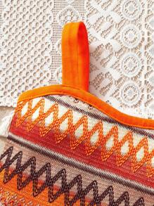 Travachic KIDS 女婴暑假可爱吊带背心和短裤套装，母女装（2 套单独出售） - 橘色 - 查看 4