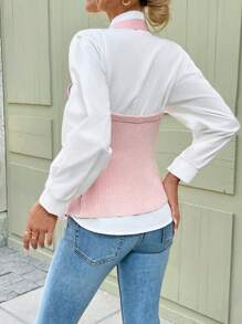 SHEIN LUNE 女性成为情人节最受欢迎的人 - 粉色 - 查看 4