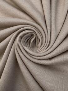 SHEIN LUNE Khaki Bow Knit Tank Top For Women - Khaki - View 5