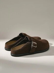 Solecia Thick Sole Slide Slippers For Women, New Autumn/Slippers Spring Shoes Spring Break Easter - Coffee Brown - View 4