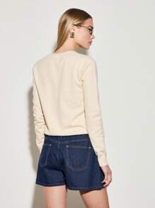 AiiRZ Classic A-Line Denim Mini Skirt Raw Indigo High Waisted Contemporary Urban Casual Versatile Spring Summer Fall Fashion Essential