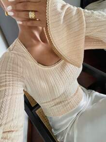 SHEIN Frenchy 女士纯色休闲简约时尚 T 恤，适合日常穿着 - 彩色 - 查看 4