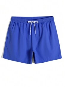 Manfinity Swimmode 2pcs/Set Men's Beach Shorts