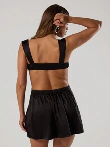 MUSERA Cut Out Sleeveless Shift Dress Ibiza Outfit, Holiday, Club Outfit