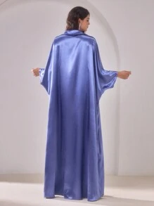 Al Najma Váy dài truyền thống của phụ nữ Thổ Nhĩ Kỳ và Ả Rập - Màu xanh ngọc - Xem 4