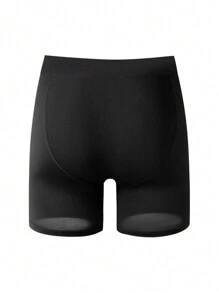 3pcs Men's Letter Waistband Briefs - Black - View 2