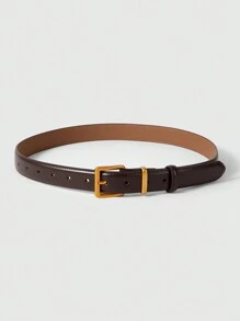 Muvela CLASSIC COFFEE COLOR FASHION VERSATILE BELT