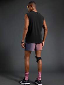 Manfinity Sport Corelite Men's Crew Neck Sleeveless Pentagram Graphic Casual Sports Tank Top