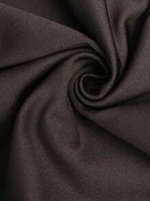 Aveloria Modichic Robe moulante tricotée mini avec décoration métallique de papillon creuse, manches longues, design épousant les courbes pour femmes - Noir - Voir 7