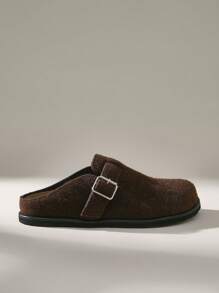 Solecia Thick Sole Slide Slippers For Women, New Autumn/Slippers Spring Shoes Spring Break Easter - Coffee Brown - View 5