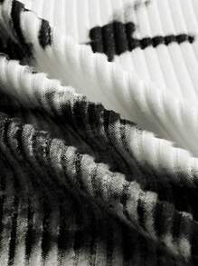 SHEIN LUNE Women Tie Dye Print Casual Loose Long Sleeve T-Shirt Fall Cloth For Women - White - View 4