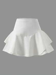 SHEIN Girlism Tween 女童休闲腰带简约风格短裤多件套 - 彩色 - 查看 4