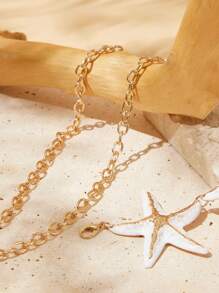 SHEIN VCAY Minimalist & Practical Multifunctional Star Waist Chain
