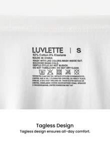 LUVLETTE Plus 3-Pack Airy Soft Cotton Basic Patterned High-Waist Lingerie Women Underwear Briefs-Pink - Multicolor - View 5