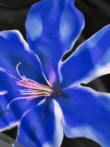 Swim Oasis 2pcs/Set Women 2025 Floral Print Camisole One-Piece Swimsuit With Cover-Up Skirt For Beach Holiday Summer - Multicolor - View 7