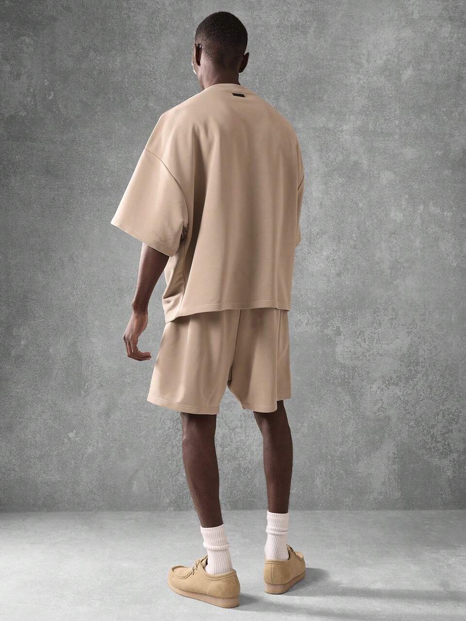 Essential Boxy Oversized Men T-Shirt Co-Ords