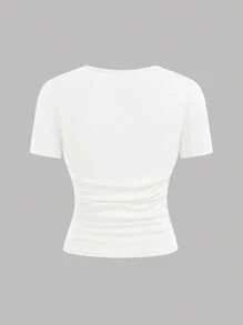 SHEIN Girlism 少女T恤 - 彩色 - 查看 4