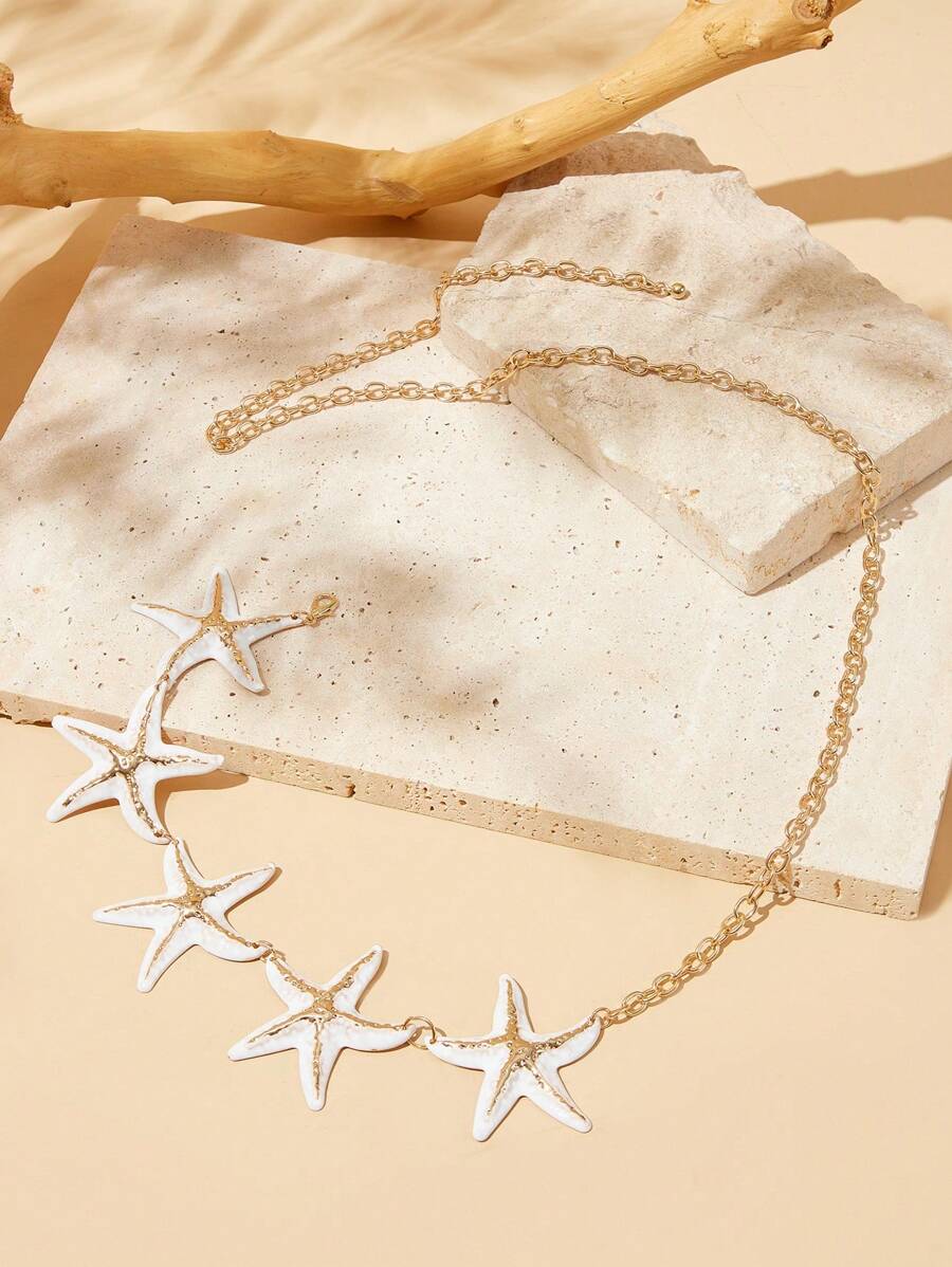 SHEIN VCAY Minimalist & Practical Multifunctional Star Waist Chain