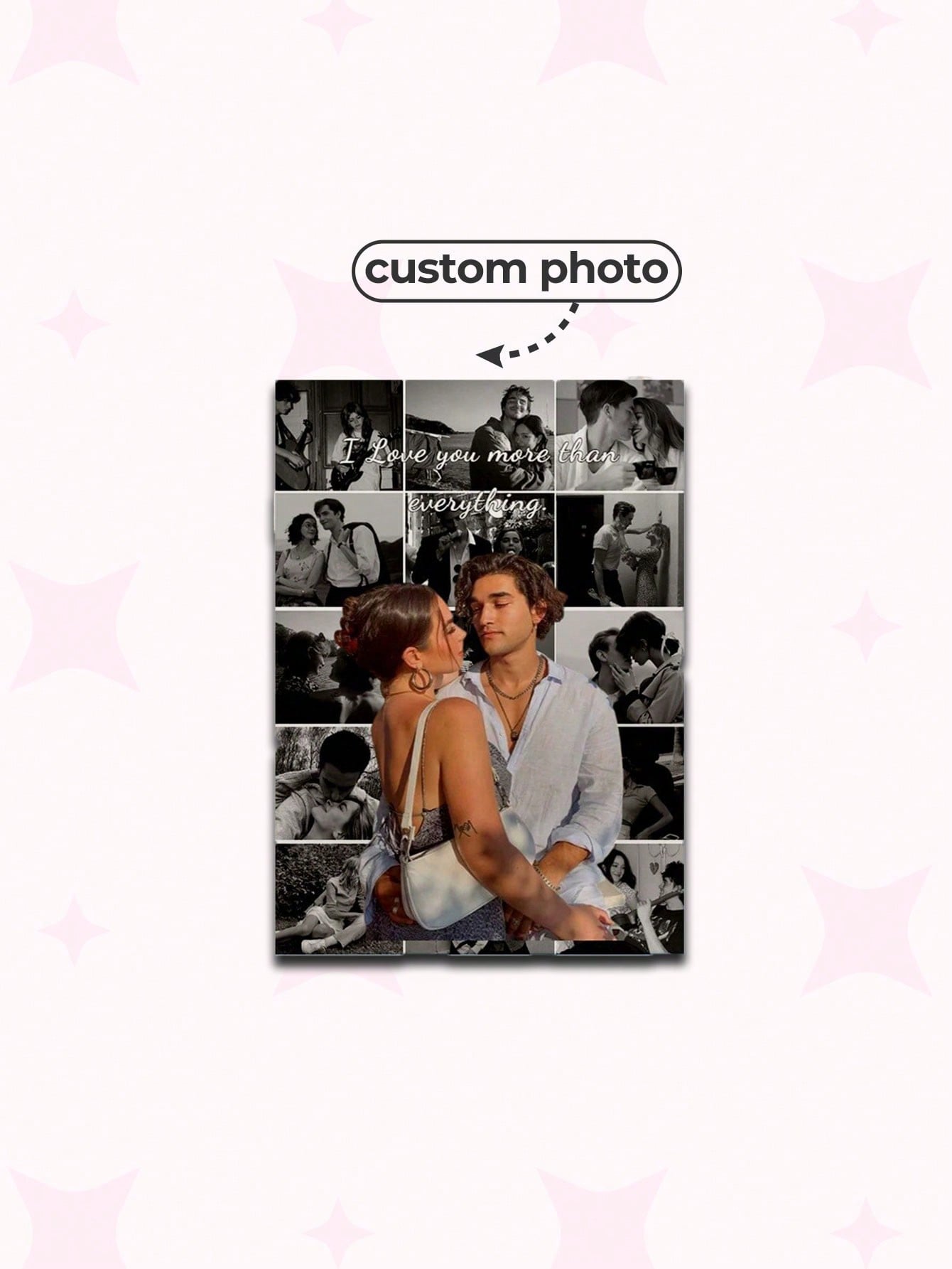 Personalized Photo Canvas Print – Custom Wall Art With Your Photo For Bedroom, Living Room, Office, Wedding, Graduation, Anniversary, Birthday, Valentine's Day, Mother's Day, Father's Day, Housewarming, Baby, Pet, Family, Love, Couple, Friend, Multi-Functional, Durable, Ornamental, Framed Picture Decor For Home, Garden, Tea Room