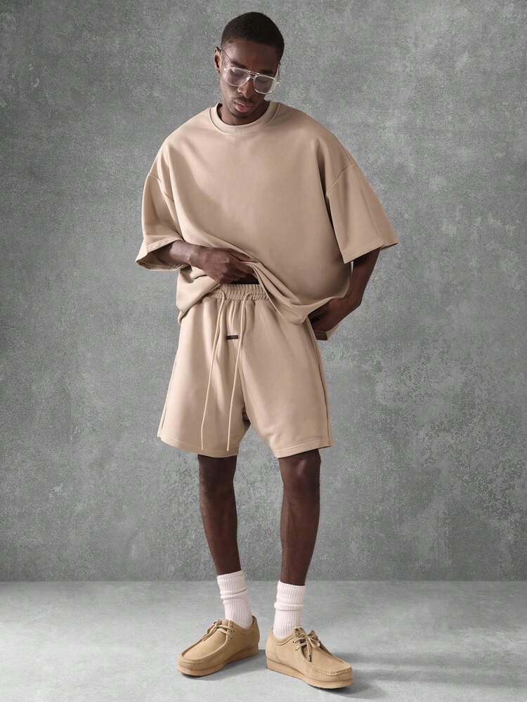 Essential Boxy Oversized Herren T-Shirt-Sets