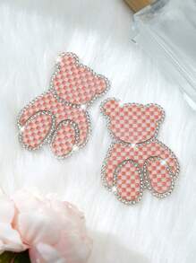 Rhinestone Embellished Panda Nipple Cover - Multicolor - View 3