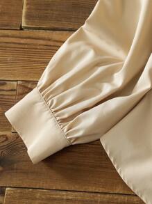 Lacomfia Koszula damska z długim rękawem i guzikami w dużym rozmiarze, z nadrukiem botanicznym