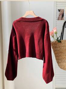 Comfortcana Áo khoác cardigan nhẹ thường ngày cho nữ, thời trang và đa năng để mặc hàng ngày - Màu đỏ tím - Xem 2