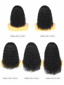 Water Wave Headband Wig Natural Black Color Unprocessed Brazilian Virgin Human Hair Machine Made Wig Easy To Wear Wig For Women - Natural Black - View 4