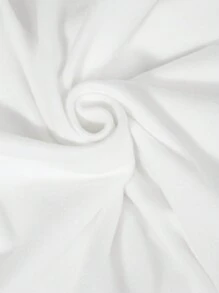 Set de 2 piezas: Blusa de manga larga con cuello y vestido para niñas preadolescentes - Azul Marino - Ver 3