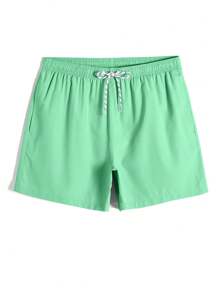 Manfinity Swimmode 2pcs/Pack Men's Beach Shorts - Multicolor - View 5