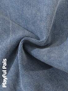 SHEIN Young Boy's Casual Everyday Denim Long Pants - Blue - View 5