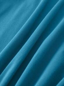 SHEIN LUNE Casual Solid Color Round Neck Long Sleeve T-Shirt, Autumn Fall Cloth For Women - Multicolor - View 3