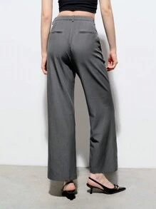 Maija Pantalones de mujer tejidos de estilo gris 2025 Nuevo verano, pantalones de traje, urbanos, modernos y elegantes, para uso diario y casual, aptos para salir de vacaciones, fiestas, bodas y citas en otoño/invierno