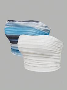 Chiquease Áo ba lỗ lưới viền bèo nhún cho nữ - Nhiều màu - Xem 7